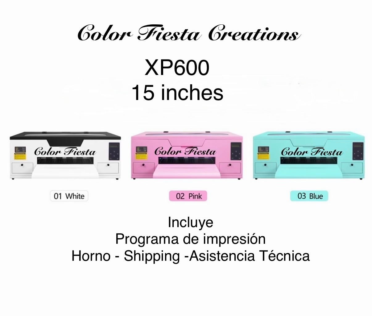 A3 MAXL DTF PRINTER XP600 - 15 PULGADAS