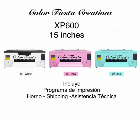 A3 MAXL DTF PRINTER XP600 - 15 PULGADAS